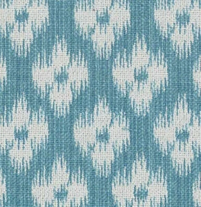 Tela de coser Covington CHESTER Ikat ISLE WATERS Aqua decoración del hogar BTY - Imagen 1 de 4