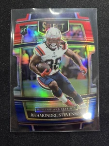 2021 Panini Select Football Rhamondre Stevenson RC Red Blue Die-Cut #75 - Picture 1 of 2