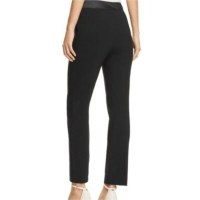 Tory Burch Pant Womans 8 Side Zip Slim Straight Dress Pant Ankle Dark Navy - Image 1 of 4