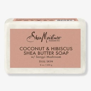 Shea Feuchtigkeit Kokosnuss & Hibiskus Sheabutter Seife mit Songyi Pilz 8oz Riegel - Bild 1 von 12
