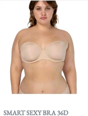 Smart and Sexy Bra Women, can wear Strapless, Classic or Crisscross SIZE 36D - Image 1 of 4