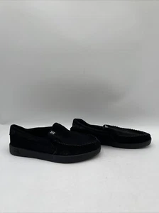 DC Villain Slip On Skate Casual Shoe Black Size 8 - Picture 1 of 5