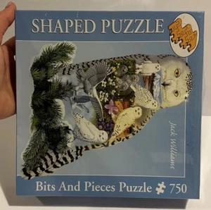 Shaped Puzzle Bits and Pieces 750 - Jack Williams: White Feather- NEW - Picture 1 of 8