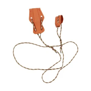 Recurve Bow Stringer Leather Brown Archery Bowstring Longbow Replace Rope - Picture 1 of 10