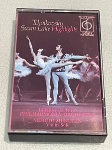 Tchaikovsky - Swan Lake Highlights - Audio Cassette Tape Album - Yehudi Menuhin - Picture 1 of 5