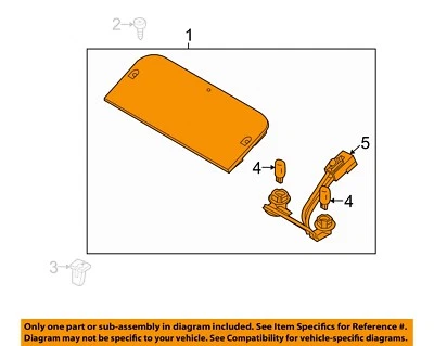FORD OEM E-350 Super Duty-High Mount 3rd Third Brake Light-Lamp 6C2Z13A613B - Image 1 of 2