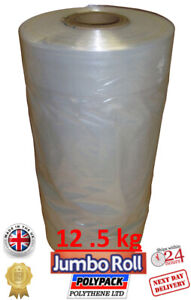 Polythene Garment Clothes Cover Bags Roll 36" Drop 80G~APPROX 525 BAGS UK MADE