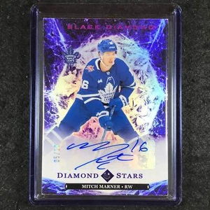 2024-25 Black Diamond NHL MITCH MARNER Diamond Stars Purple Relic Auto 5/10 - Picture 1 of 1