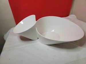 VILLEROY & BOCH NEW WAVE Large Chip & Dip Bowl RARE 19" X 11.5" X 6.5" - Picture 1 of 8