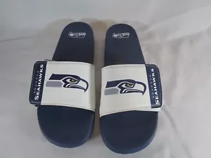 NFL Seattle Seahawks shower pool slide sandals shoes men's 11/12 - Picture 1 of 5