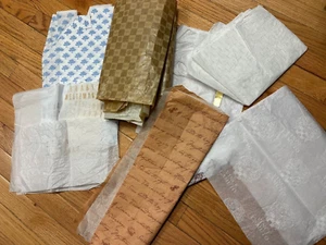 Lot/designer tissue paper~UGG, Macy's, Weitzman,Lauren, Starbucks, Fendi, eBay+ - Picture 1 of 7