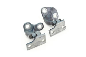 06-08 BMW 750i LH Left FRONT Door Hinge Set Upper Lower Blue OEM - Picture 1 of 8