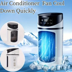 Portable Air Conditioner Powerful Ac Cordless Usb Rechargeable-cools &humidifies - Picture 1 of 32