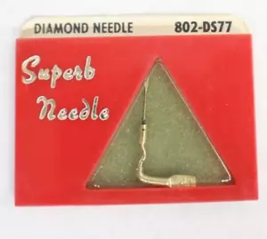 NOS / Sealed NEW DIAMOND PHONOGRAPH NEEDLE for Sonotone 3T Sonotone N3T 802-DS77 - Picture 1 of 1