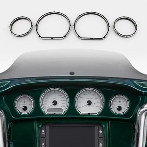 Instrument Board Gauge Bezel Kit Fit For Harley Street Glide FLHX 2014-2023 2022 - Picture 1 of 10