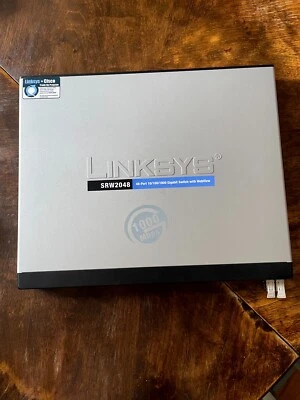 Linksys SRW 2048 48 Port 10/100/1000 Gigabit Switch with Webview - Image 1 of 4