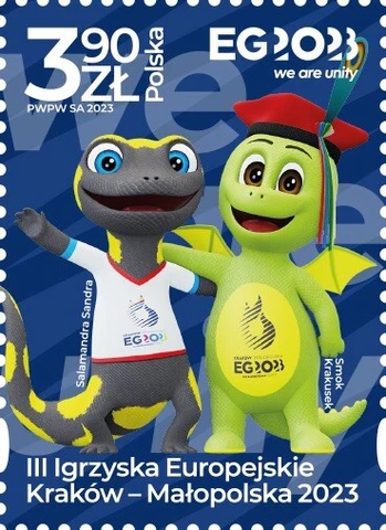 POLAND STAMPS 2023 3rd European Games Kraków - Małopolska 2023 #5324 (2804) Cover