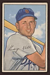 1952 Bowman 75 George VG Kell VG+ Centered and clean, nice! 14265 - Picture 1 of 4