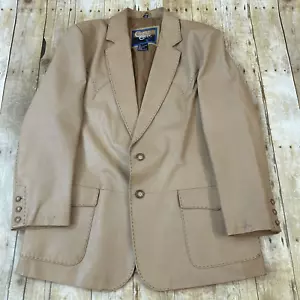Cripple Creek Lederjacke Herren Größe L Braun Beige - Bild 1 von 18