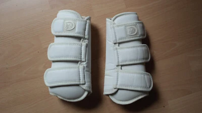 Dressurgamaschen, L, weiß, wenig gebraucht, guter Zustand - Bild 1 von 3