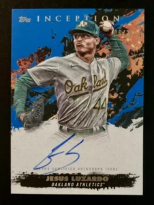 2021 Inception Rookie/Emerging Star Autos #RESA-JL - Jesus Luzardo /25 Blue - Bild 1 von 2