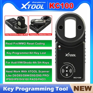 XTOOL KC100 Car Key Programmer IMMO Read PIN For D8 D8S/W D9S/PRO X100PADS PAD3 - Picture 1 of 9