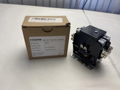 Migro Definite Purpose Contactor 120VAC 50/60Hz DRC-3XT04CG Coil 3 Pole - Image 1 of 4