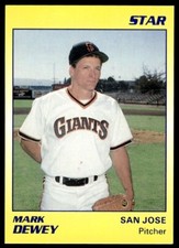 1989 Star Mark Dewey San Jose Giants #85