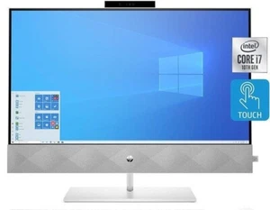 HP All-in-one Desktop Computer 28" Intel(R) Core(TM) i7-8700T CPU @ 2.40GHz - Picture 1 of 1
