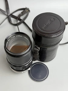 Minolta MC Tele Rokkor-PF 135mm f/2.8 Telephoto Manual Focus Lens & Haze Filter - Picture 1 of 12