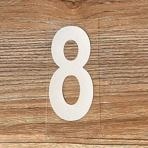 3" Reflective Mailbox Numbers Sticker Decal Die Cut Vinyl Waterproof - “8” - Picture 1 of 2