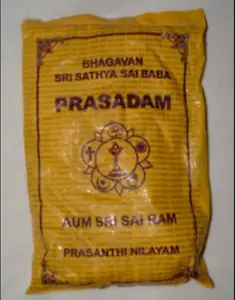 Confezione da 2 Ciondolo Sri Satya Sai Baba cenere sacra ""Vibhuti"" per risolvere problemi di vita L - Foto 1 di 6