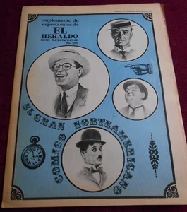 HERALDO newspaper CLASSIC COMEDIANS HAROLD LLOYD CHARLIE CHAPLIN OLIVER HARDY - Picture 1 of 10