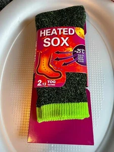 CALCETINES HEATEDSOX 1 PAR TALLA 9-11 NUEVOS *A - Imagen 1 de 2