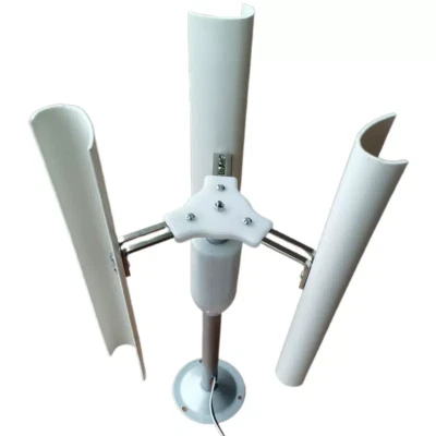 DIY 3 Blade 3-Phase Wind Turbine Model Vertical Axis Permanent Magnet Generator - Image 1 of 4