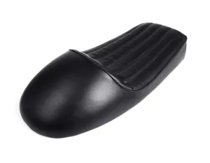 Cafe-Racer SITZBANK, universal, schwarz, Längssteppung, seat, black - Bild 1 von 8