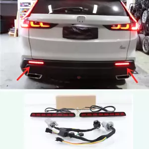For Honda CR-V CRV 2023 2024 Square LED Rear Fog Light Tail Bumper Light Sets - Foto 1 di 9