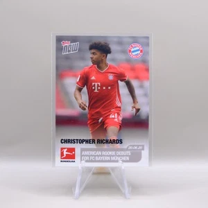 2020 Topps NOW Bundesliga Christopher Richards #189 RC FC Bayern Munchen - Picture 1 of 2