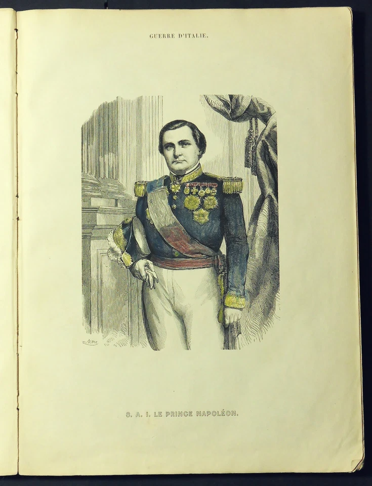 1859:Guerre d'Italie,Ritratto del Principe NAPOLEONE di Francia_Risorgimento - Immagine 1 di 1