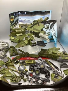 Mega Bloks Halo UNSC Pelican Set #96824, Parcialmente Construido Ver Descripción - Imagen 1 de 9