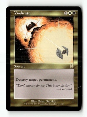 MTG Vindicate - Apocalypse Heavily Played English - Image 1 of 3