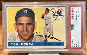 1955 Topps Yogi Berra Yankees PSA 1.5 FR #198 New York Yankees - Bild 1 von 2