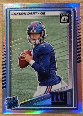 2025 Panini Donruss - Rated Rookie Jaxson Dart #400 Optic Preview Holo Prizm... - Image 1 of 2