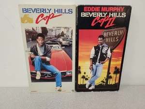 Beverly Hills Cop 1 & 2 VHS Tape Lot w/ Eddie Murphy - Picture 1 of 5