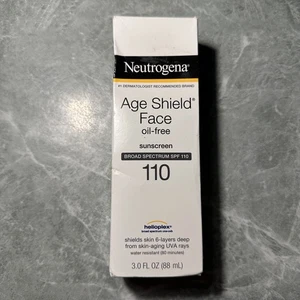 Neutrogena Age Shield Face Sunscreen Oil Free SPF 110 Discontinued NIB 3oz - Picture 1 of 3
