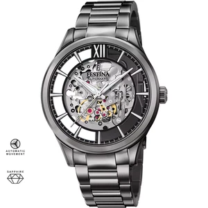 FESTINA HERREN AUTOMATIK UHR F20632 1 43 STAHLGRAU ORIGINAL PE 2025 - Bild 1 von 6