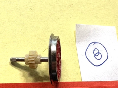 Spur HO, ROCO, ?, Radsatz, 1 Stück, Rad Ø 18 mm, (8), gebr. - Bild 1 von 2