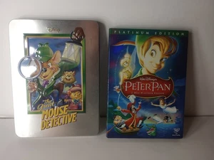 Disney Dvd Lot The Great Mouse Detective/Peter Pan - Picture 1 of 5