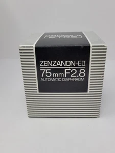 Zenza Bronica ZENZANON EII 75mm f/2.8 for ETR, ETRS, ETRSi, ETRC - Picture 1 of 14