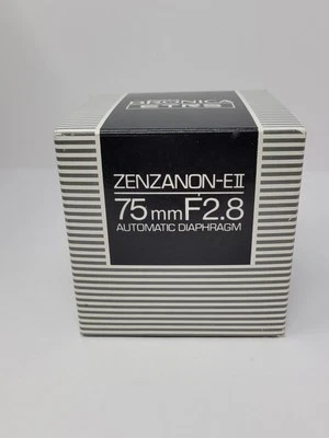 Zenza Bronica ZENZANON EII 75 mm f/2,8 para ETR, ETRS, ETRSi, ETRC  Foto 1 de 4